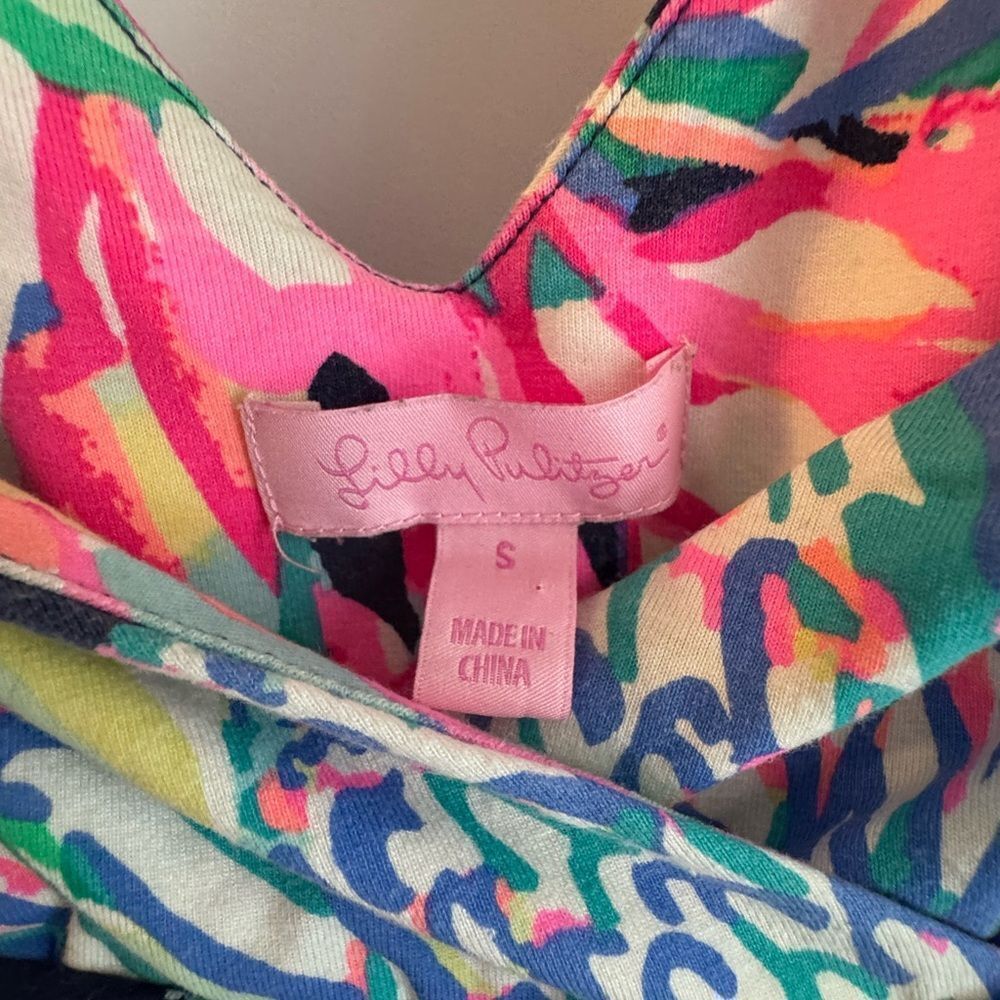 Lilly Pulitzer Vibrant Floral Long Sleeve Dress - Picture 4 of 4